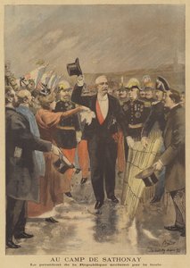 Il Presidente Faure acclamato dalla folla al Camp de Sathonay da French School